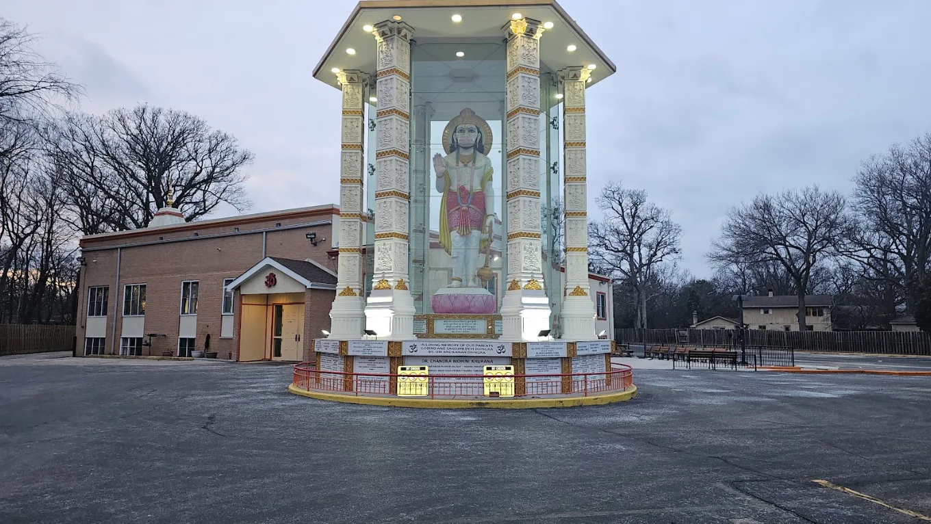 Installed 20 Feet Hanuman Ji Moorti at Chicago,USA